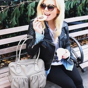 MZ Wallace Bedford Jane Nylon/Multi Pocket Utility Shoulder Bag